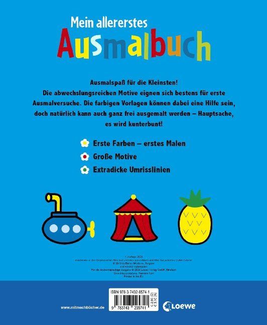 Produktbild: Mein allererstes Ausmalbuch (Boot)
