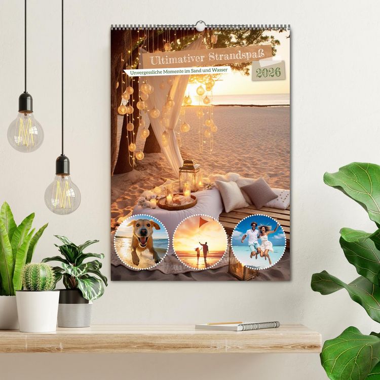 Produktbild: Ultimativer Strandspa&szlig; (Wandkalender 2026 DIN A2 hoch), CALVENDO Monatskalender