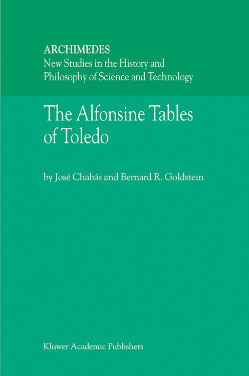 Produktbild: The Alfonsine Tables of Toledo