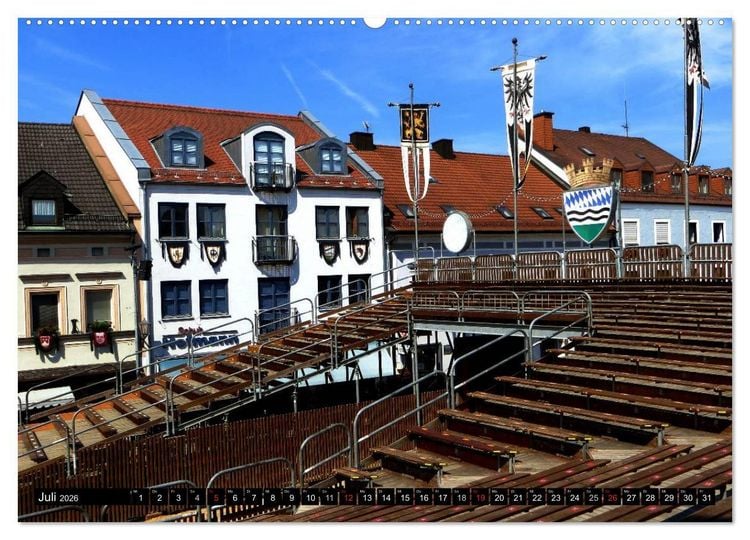Produktbild: Drachenstadt Furth im Wald (hochwertiger Premium Wandkalender 2026 DIN A2 quer), Kunstdruck in Hochglanz