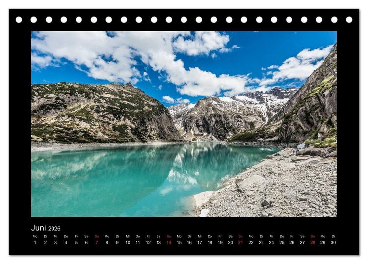 Produktbild: My Switzerland (Tischkalender 2026 DIN A5 quer), CALVENDO Monatskalender
