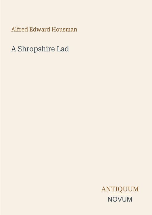 Produktbild: A Shropshire Lad