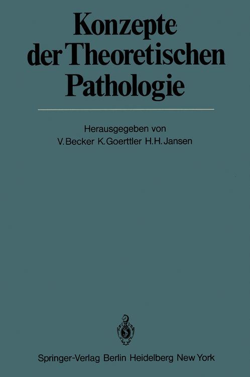 Produktbild: Konzepte der Theoretischen Pathologie