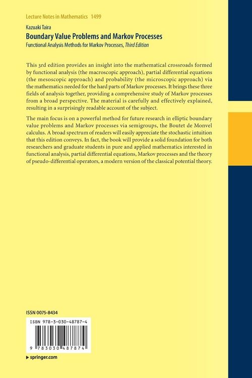 Produktbild: Boundary Value Problems and Markov Processes