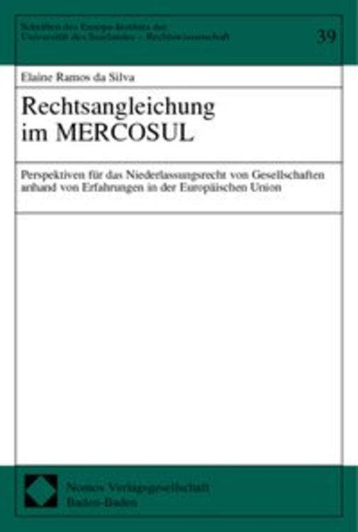 Produktbild: Rechtsangleichung im MERCOSUL