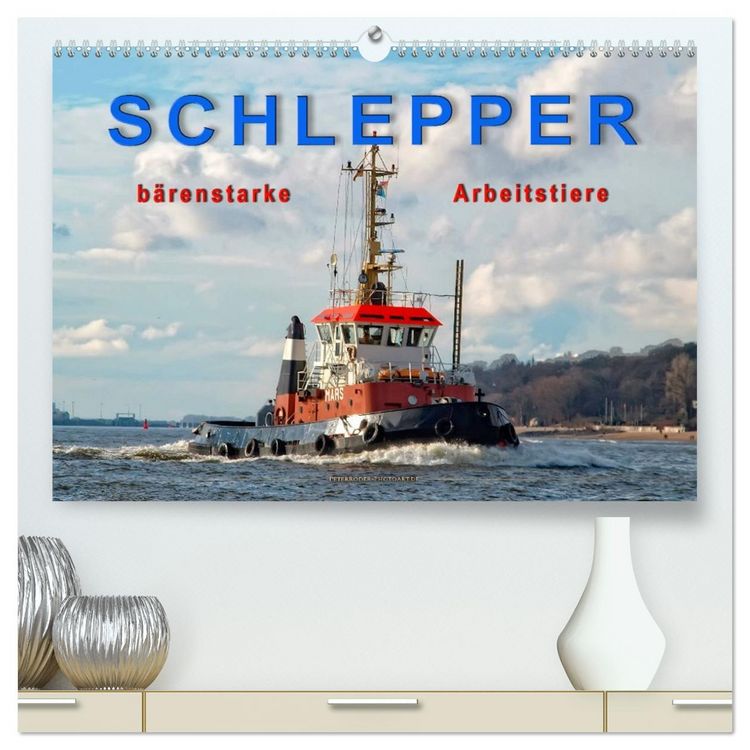 Produktbild: Schlepper - b&auml;renstarke Arbeitstiere (hochwertiger Premium Wandkalender 2026 DIN A2 quer), Kunstdruck in Hochglanz