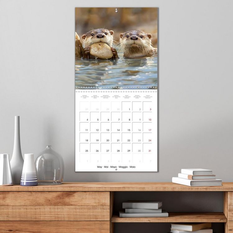Produktbild: Cute Otter Moments (Wall Calendar 2026 12 &times; 12 Inch) CALVENDO 12 Month Wall Calendar