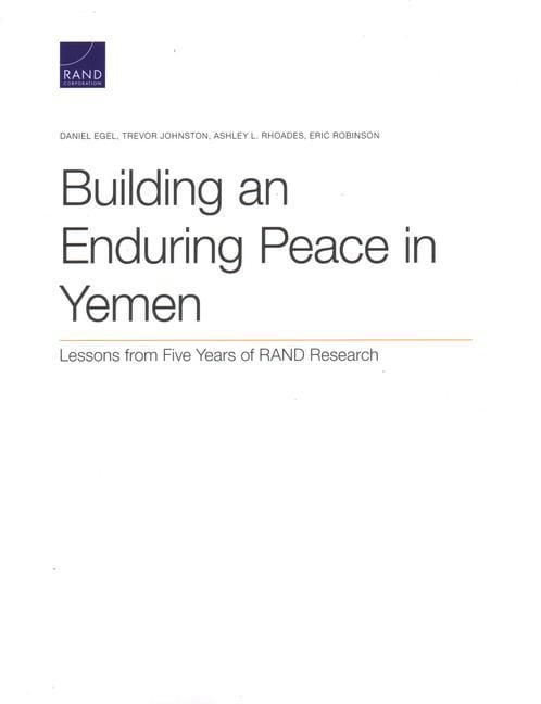 Produktbild: Building an Enduring Peace in Yemen