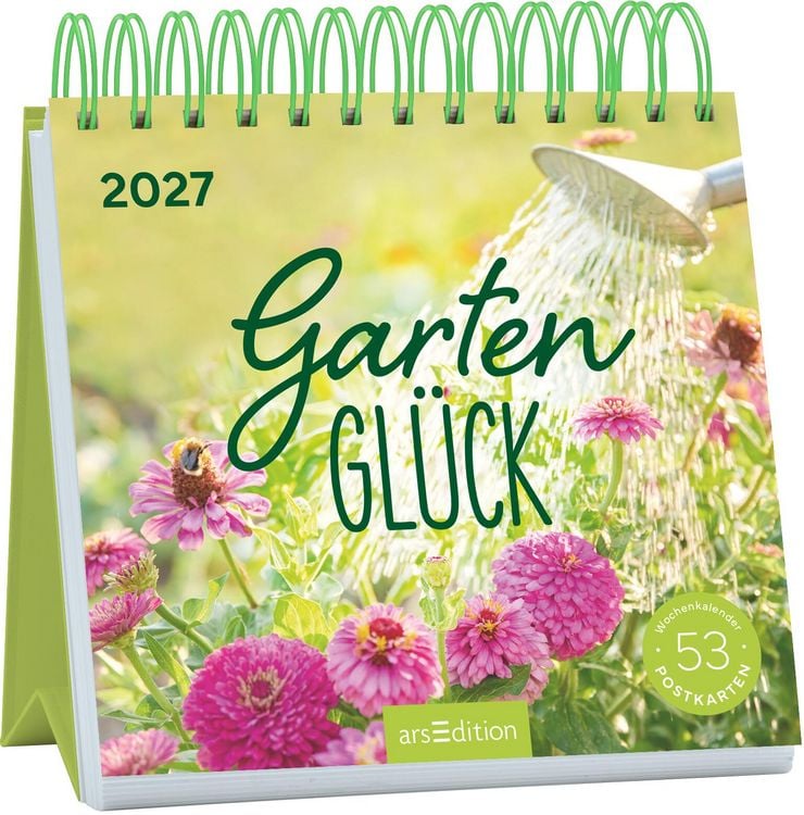 Produktbild: Postkartenkalender Gartengl&uuml;ck 2027