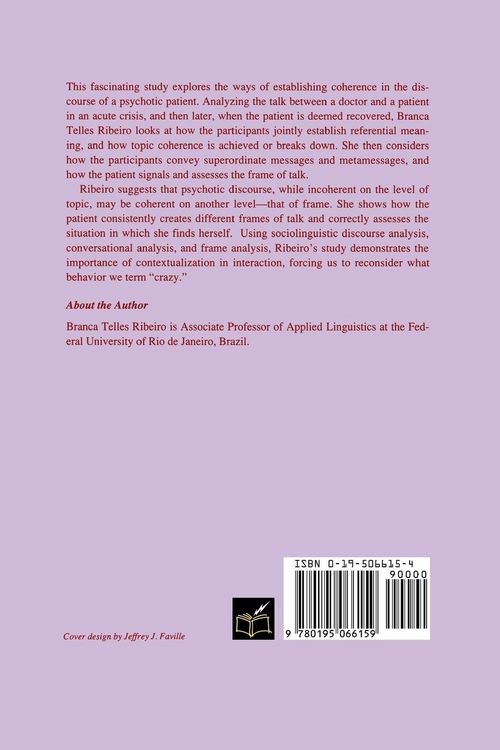 Produktbild: Coherence in Psychotic Discourse