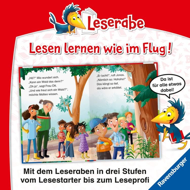 Produktbild: Leserabe 1. Lesestufe - Rettung für den Klassen-Wald
