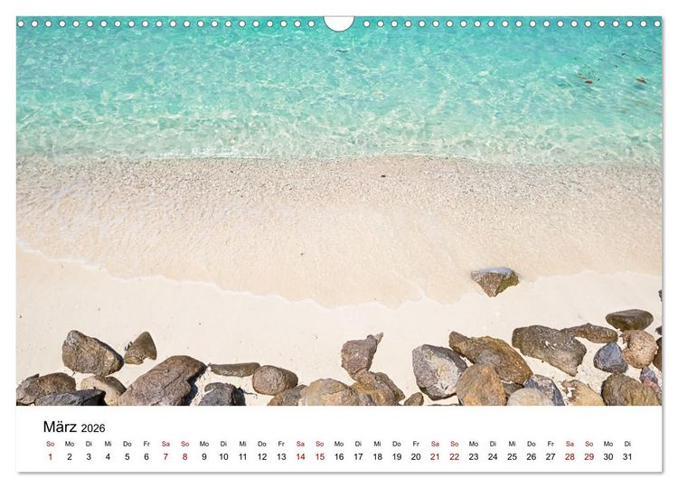 Produktbild: Die sch&ouml;nsten Inseln Thailands (Wandkalender 2026 DIN A3 quer), CALVENDO Monatskalender
