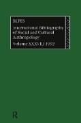 Produktbild: Science, B: IBSS: Anthropology: 1992 Vol 38