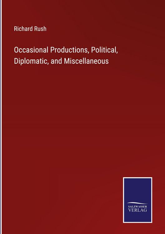 Produktbild: Occasional Productions, Political, Diplomatic, and Miscellaneous