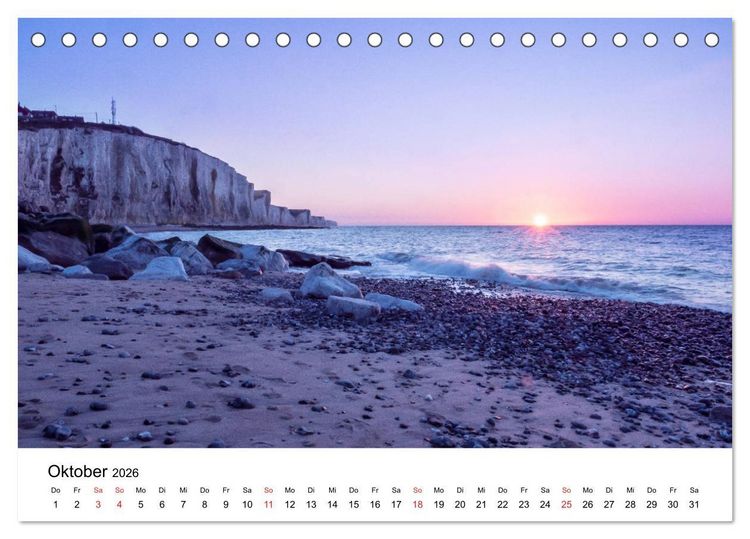Produktbild: Picardie und Somme (Tischkalender 2026 DIN A5 quer), CALVENDO Monatskalender