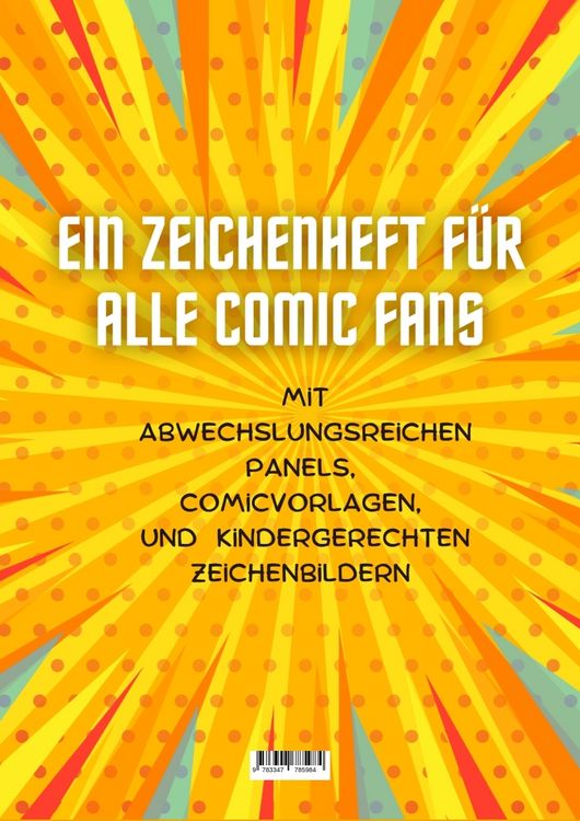 Produktbild: Comic Zeichenheft f&uuml;r Kinder