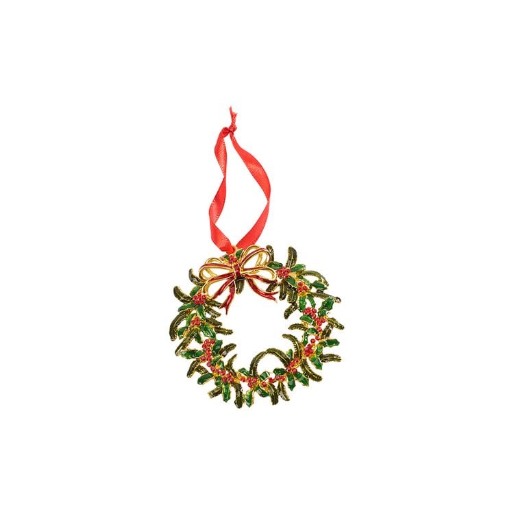 Produktbild: Villeroy & Boch Winter Collage Metallh&auml;nger Xmas Kranz