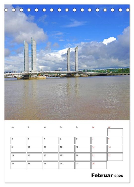 Produktbild: Frankreich erleben (Tischkalender 2026 DIN A5 hoch), CALVENDO Monatskalender