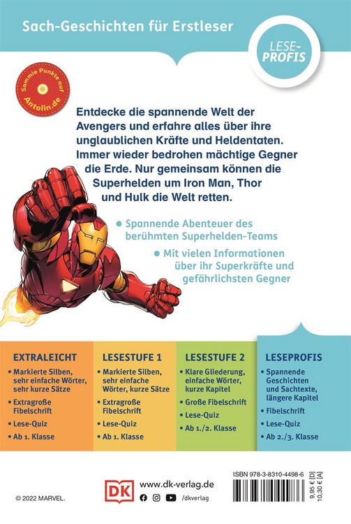Produktbild: SUPERLESER! MARVEL Avengers Die Superhelden retten die Welt