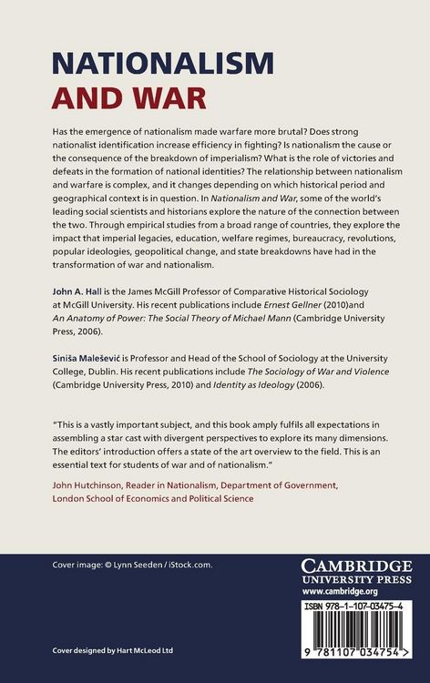 Produktbild: Nationalism and War