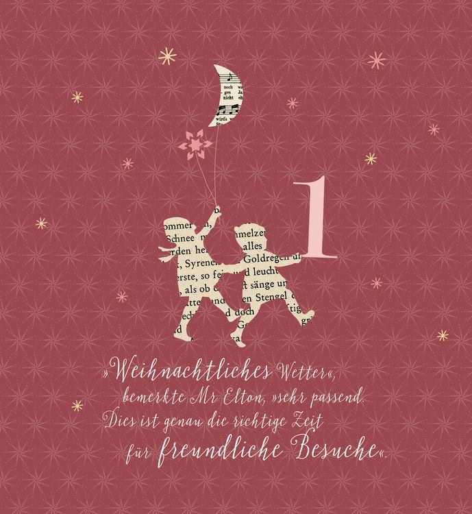 Produktbild: Adventskalenderbuch zum Aufschneiden &ndash; Advent mit 24 gro&szlig;artigen Autorinnen und Autoren
