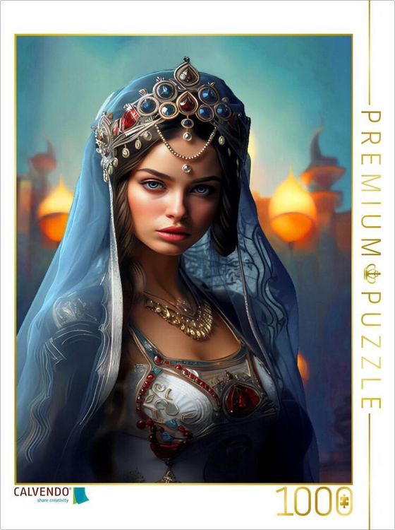 Produktbild: CALVENDO Puzzle Arabische Prinzessin | 1000 Teile Lege-Gr&ouml;&szlig;e 64x48cm Foto-Puzzle f&uuml;r gl&uuml;ckliche Stunden