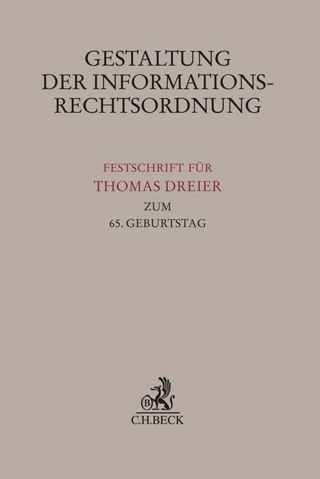 Produktbild: Gestaltung der Informationsrechtsordnung