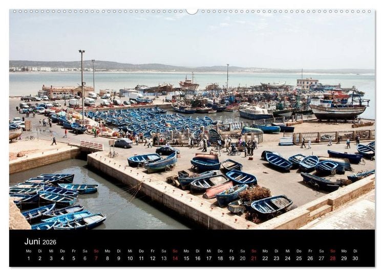Produktbild: Essaouira. Marokko (hochwertiger Premium Wandkalender 2026 DIN A2 quer), Kunstdruck in Hochglanz