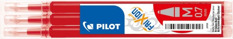 Produktbild: PILOT Mine FriXion Ball rot, 3er Set