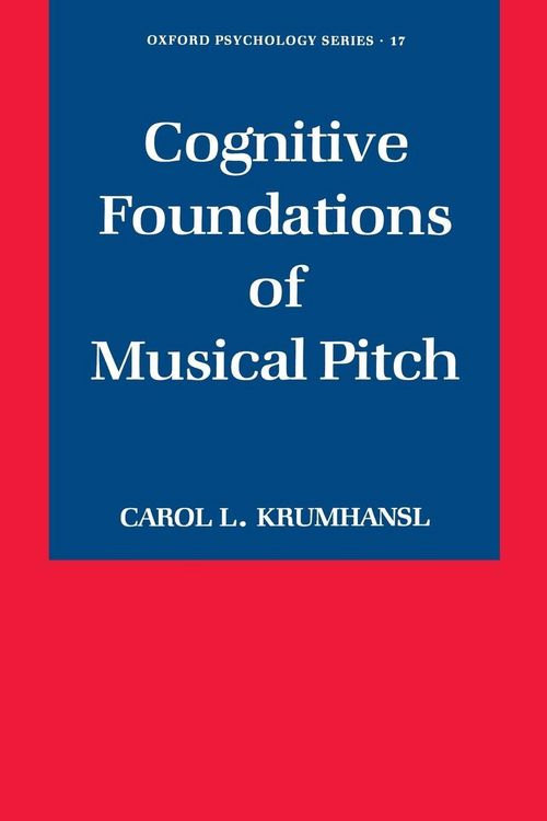 Produktbild: Cognitive Foundations of Musical Pitch