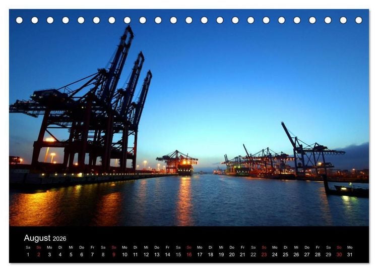 Produktbild: Containerwelten (Tischkalender 2026 DIN A5 quer), CALVENDO Monatskalender