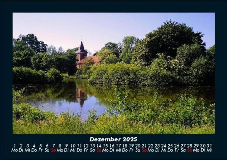 Produktbild: Landschaftskalender 2025 Fotokalender DIN A5