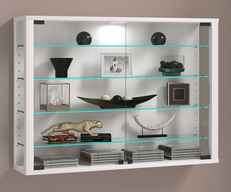 Produktbild: Wandvitrine H&auml;ngevitrine Glasvitrine Vitrosa L