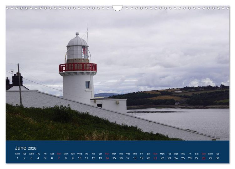 Produktbild: Irish Lighthouses - Beacons along Ireland's wild coast (Wall Calendar 2026 DIN A3 landscape), CALVENDO 12 Month Wall Calendar