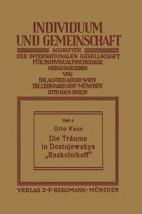 Produktbild: Die Tr&auml;ume in Dostojewskys &bdquo;Raskolnikoff&ldquo;