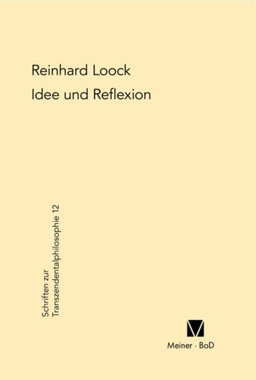 Produktbild: Idee und Reflexion bei Kant