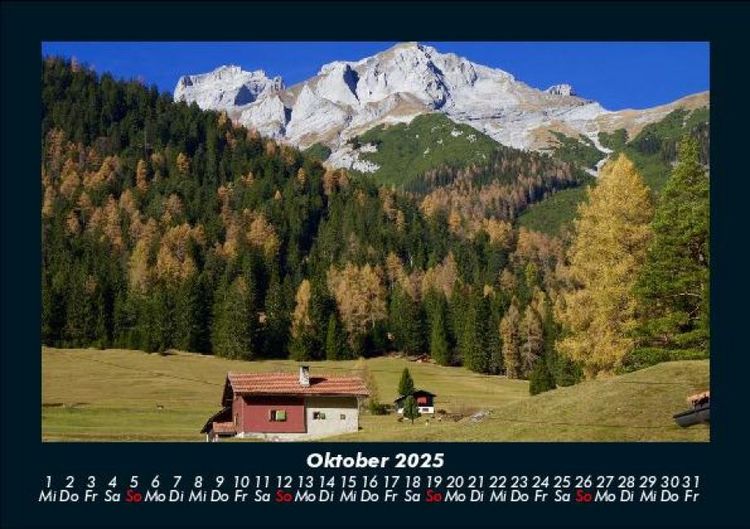 Produktbild: Berge 2025 Fotokalender DIN A5