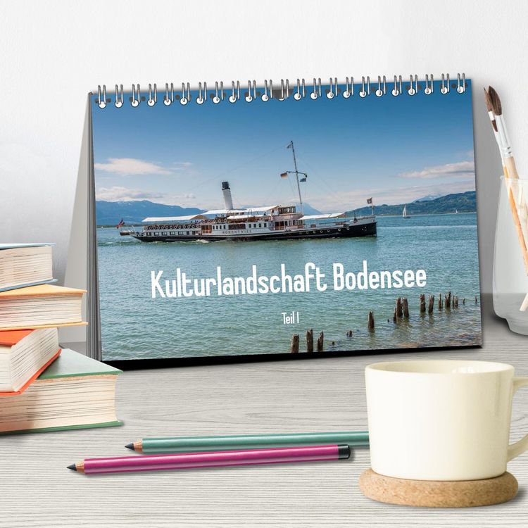Produktbild: Kulturlandschaft Bodensee - Teil I (Tischkalender 2026 DIN A5 quer), CALVENDO Monatskalender