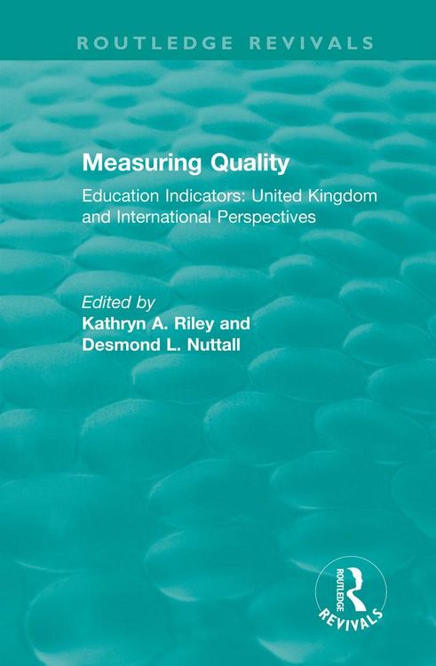 Produktbild: Measuring Quality: Education Indicators