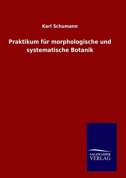Produktbild: Praktikum f&uuml;r morphologische und systematische Botanik