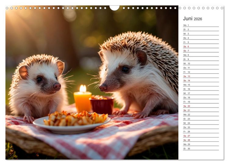 Produktbild: Stachelstars (Wandkalender 2026 DIN A3 quer), CALVENDO Monatskalender