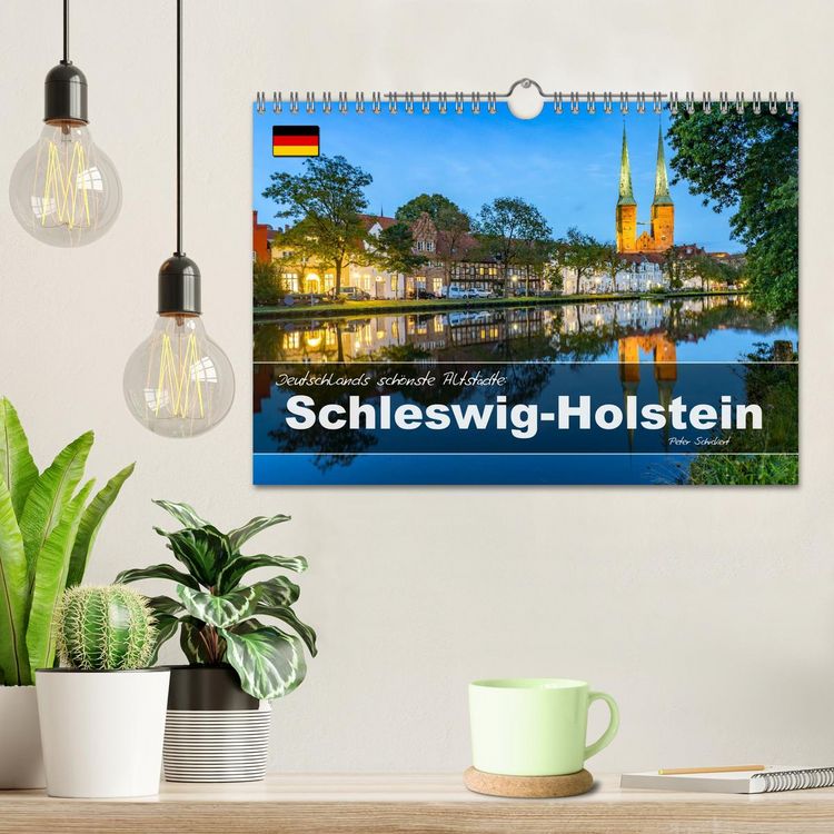Produktbild: Deutschlands sch&ouml;nste Altst&auml;dte - Schleswig-Holstein (Wandkalender 2027 DIN A4 quer), CALVENDO Monatskalender