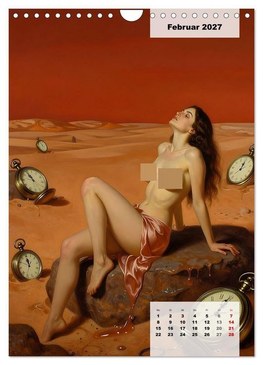 Produktbild: Entbl&ouml;&szlig;te Epochen &ndash; Surrealismus (Wandkalender 2027 DIN A4 hoch), CALVENDO Monatskalender