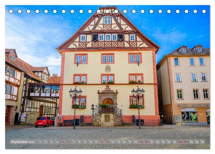 Produktbild: Ein Blick auf Rotenburg an der Fulda (Tischkalender 2026 DIN A5 quer), CALVENDO Monatskalender