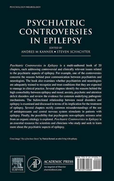 Produktbild: Psychiatric Controversies in Epilepsy