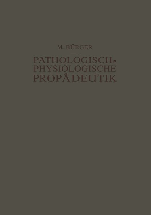Produktbild: Pathologisch-Physiologische Prop&auml;deutik
