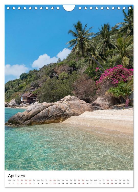 Produktbild: South East Asian Beaches (Wall Calendar 2026 DIN A4 portrait), CALVENDO 12 Month Wall Calendar