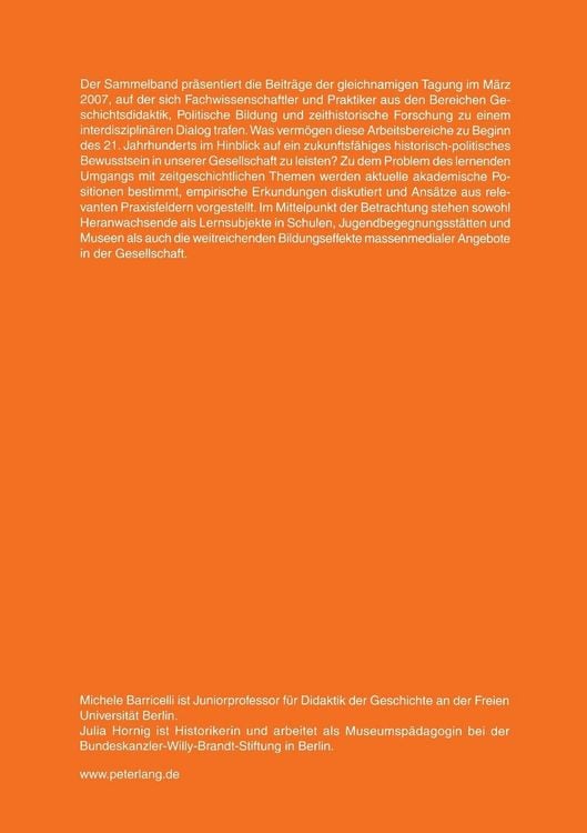 Produktbild: Aufkl&auml;rung, Bildung, &laquo;Histotainment&raquo;?