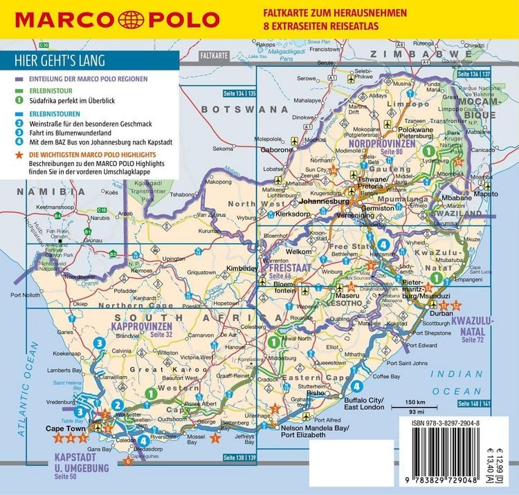 Produktbild: MARCO POLO Reisef&uuml;hrer S&uuml;dafrika