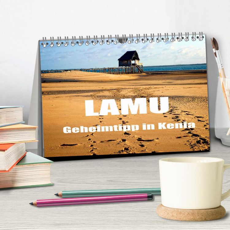 Produktbild: Lamu - Geheimtipp in Kenia (Tischkalender 2026 DIN A5 quer), CALVENDO Monatskalender